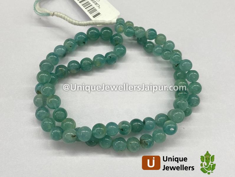 Grandidierite Smooth Round Ball Beads